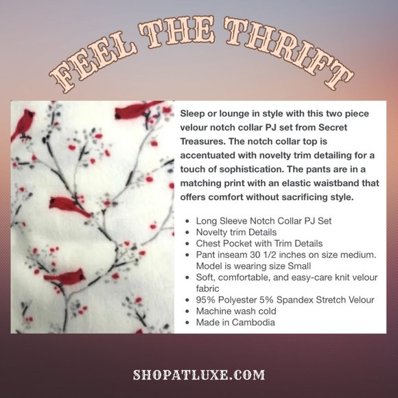 Secret Treasures Winter White Soft Velour Pajama Pants NWOT 3xl - Picture 4 of 4